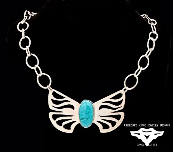 On the Wings of Wind Turquoise Necklace